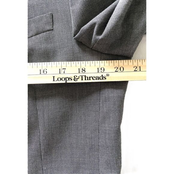 Tommy Hilfiger Gray Check 2-Piece Suit Jacket & Pants for Men Classic Fit Sz L40 - Picture 9 of 13